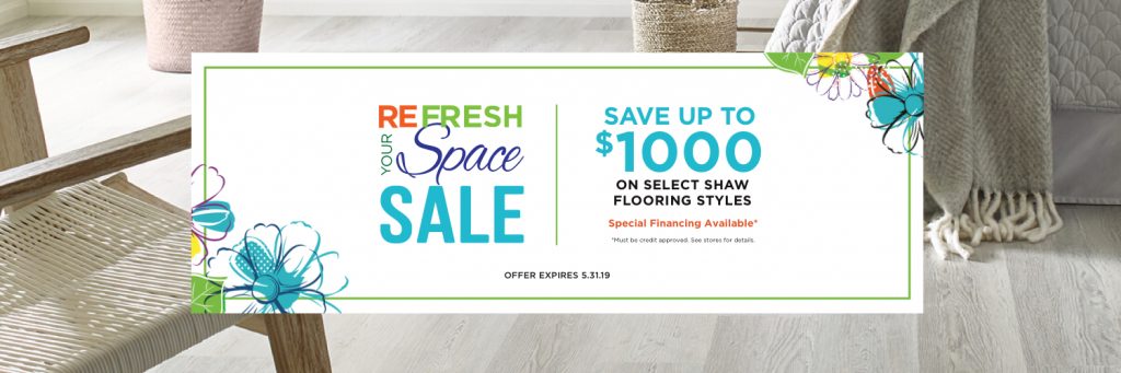 Refresh Your Space Sale | Webb Carpet Company