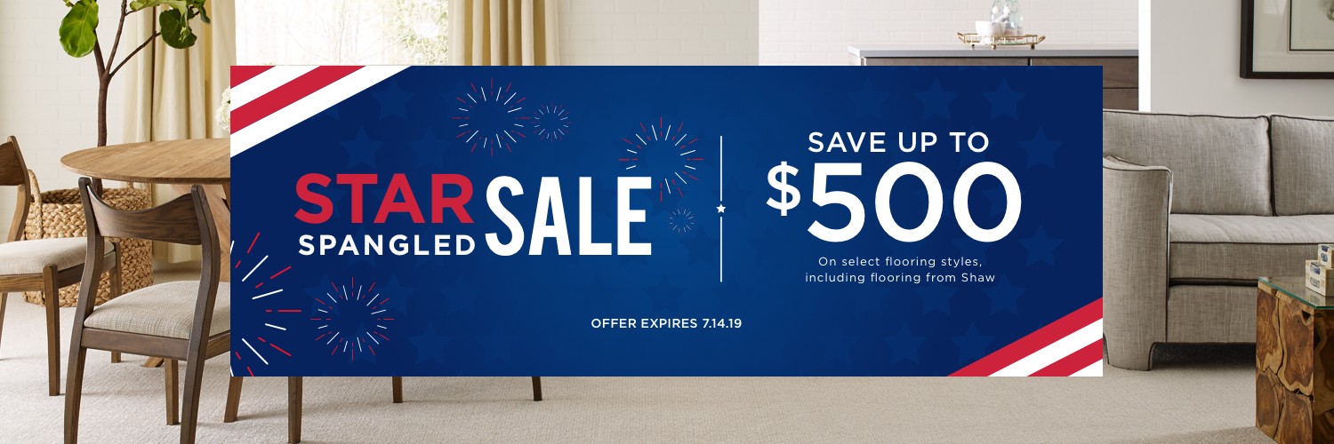 Star spangled banner sale | Webb Carpet Company