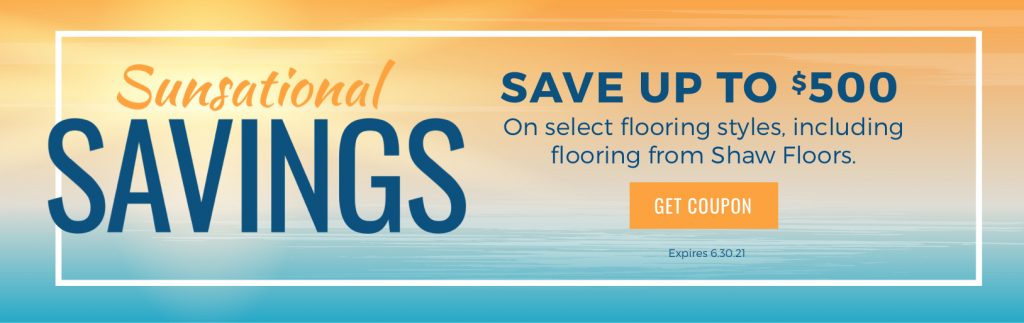 Sunsational Savings Sale | Webb Carpet Company