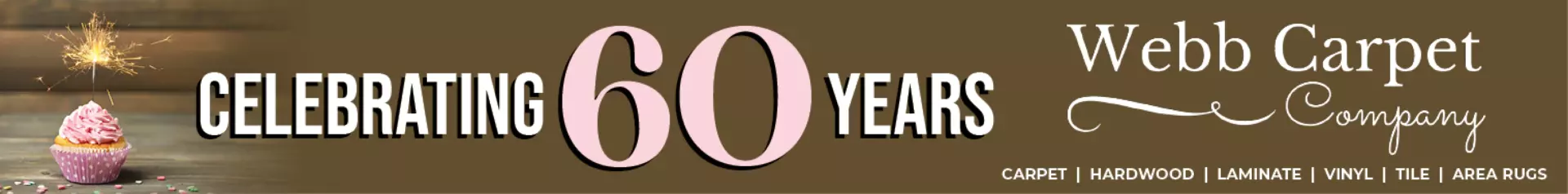Celebrating 60 years | Webb Carpet Company