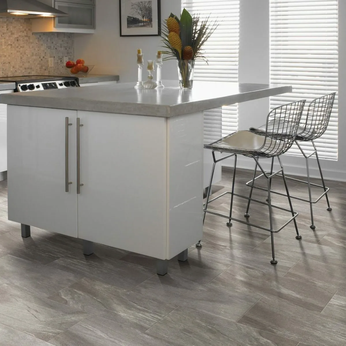 Kitchen Luxury vinyl Flooring | Webb Carpet Company